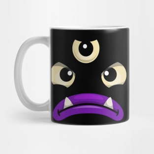 Creepy 3 eyed face Mug